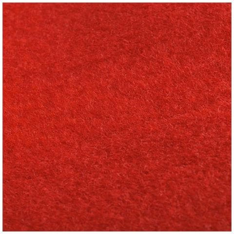Tappeto Rosso 1 x 10 m Poliestere - Foto 5