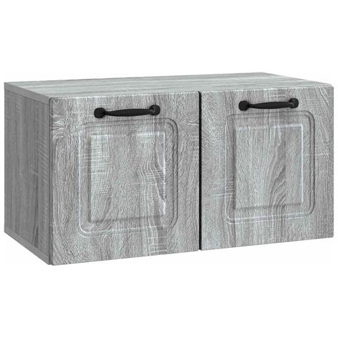 Mobile Porta TV da Muro Grigio Sonoma 59,5 x 31 x 30 cm - Foto 1