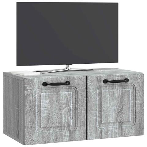 Mobile Porta TV da Muro Grigio Sonoma 59,5 x 31 x 30 cm - Foto 2