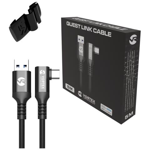 Cavo Vortexvr 5m + Fissaggio | Usb-a | Per Quest 3 Quest 3s Quest 2 - Foto 1