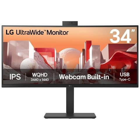 34BA85QE-B Monitor PC 86,4 cm (34") 3440 x 1440 Pixel Wide Quad HD LCD Nero - Foto 1