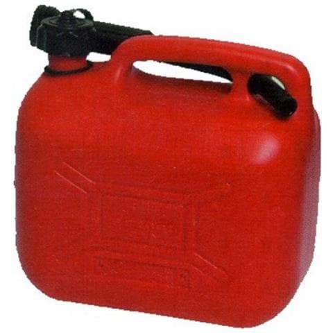 Tanica In Pvc Rossa Per Carburante Benzina Combustibili Maurer 5 Litri Cee - Foto 2