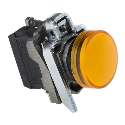 Interruttore A Pulsante Illuminato Giallo Led 24v Xb4bvb5 - Foto 1