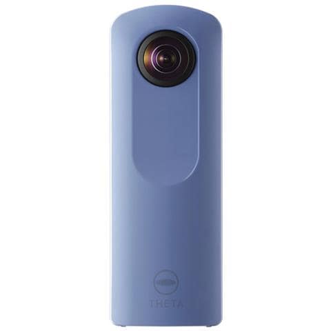 THETA SC2 BLUE 360°Fotocamera 4K Video con stabilizzazione dell'immagine Alta qualità di trasferimento dati ad alta velocità Bella visione notturna ripresa con basso rumore - Foto 2
