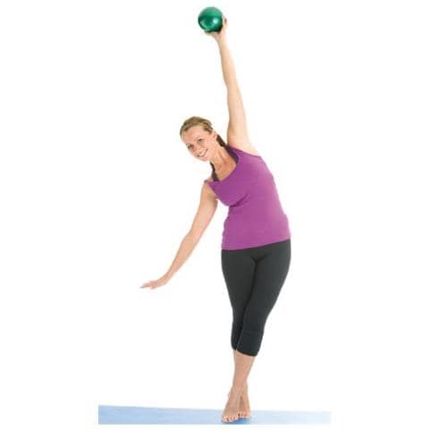 Ginnastica Standard Unlacquered Ball, Unisex, Blue, 300 G - Foto 2