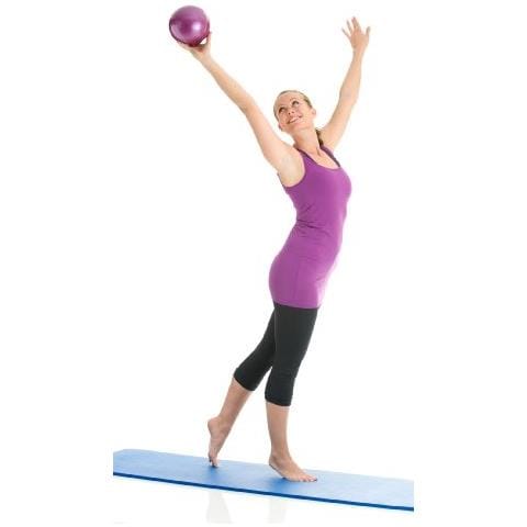 Ginnastica Standard Unlacquered Ball, Unisex, Blue, 300 G - Foto 3