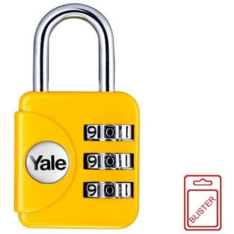 Lucchetto Da Viaggio A Combinazione Yp1 Blister Giallo - Foto 1