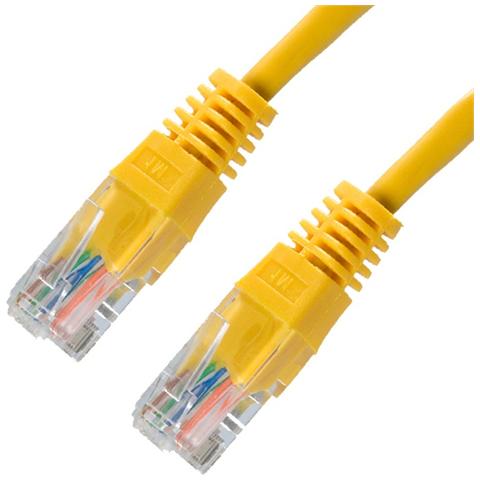 10.20.0400-Y, RJ-45, RJ-45, Maschio / maschio, Cat6e, U / UTP (UTP) , Giallo - Foto 2
