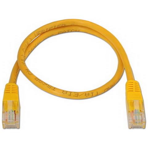 10.20.0400-Y, RJ-45, RJ-45, Maschio / maschio, Cat6e, U / UTP (UTP) , Giallo - Foto 1