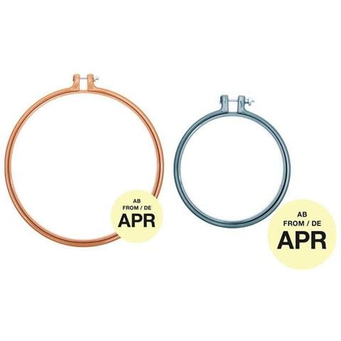 Anello Da Ricamo - Senape - Ø 22,8 Cm + Benzina - Ø 12,7 Cm - Foto 1
