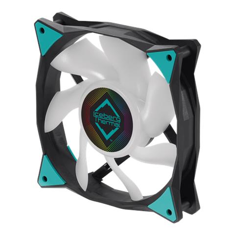 Icegale Argb Case Per Computer Ventilatore 12 Cm Nero 1 Pz - Foto 2