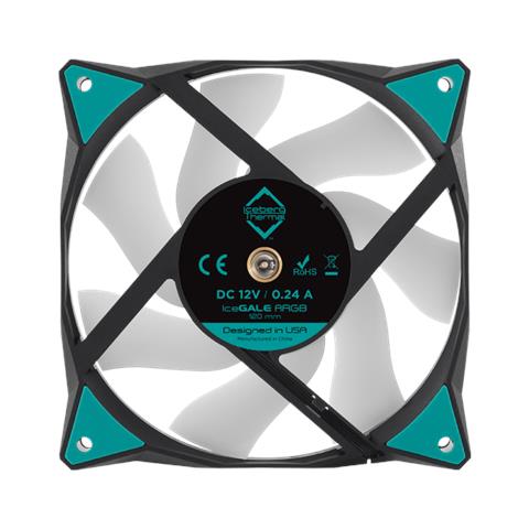 Icegale Argb Case Per Computer Ventilatore 12 Cm Nero 1 Pz - Foto 3