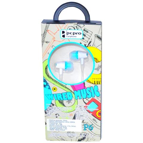 Auricolare Originale Stereo In-ear Wm-p6 Jack 3,5mm Blu Per Galaxy Android Iphone - Foto 3