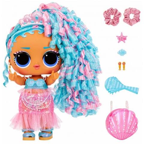 Lol Surprise - Big Baby Hair Hair Doll - Bambola Da 30 Cm - Splash Queen - Foto 1