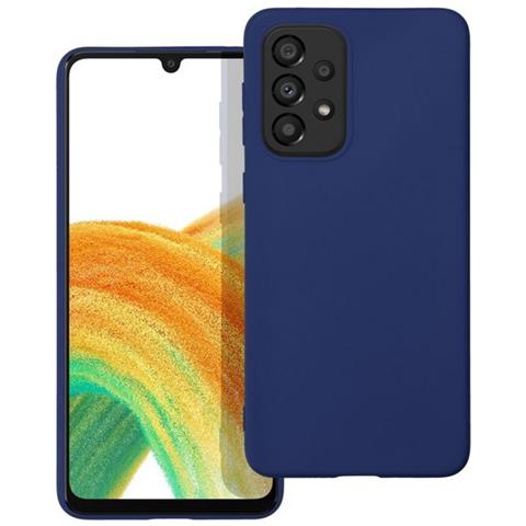Custodia Tpu Silicone Cover Soft-case Per Samsung Galaxy A53 5g A536 Blu - Foto 1