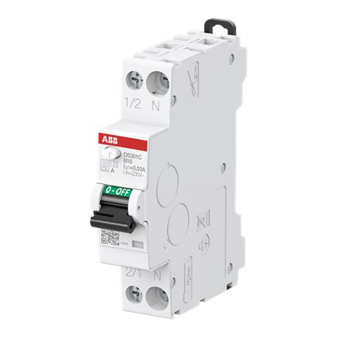 Ds301ca-b16/0,03 Fi /ls-schalter 6ka 1p+n Typ A B16 30ma (2csr255163r1165) - Foto 1