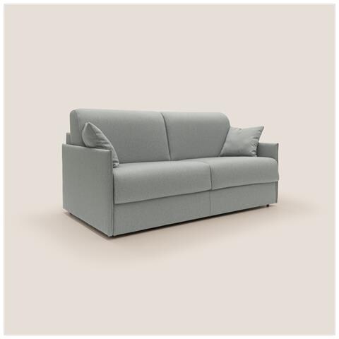 Evans Divano letto matrimoniale in tessuto impermeabile T13 189 cm (mat. 160x197) grigio - Foto 1