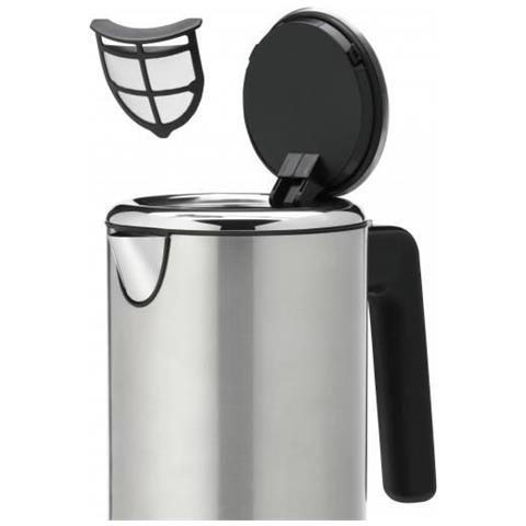 Lono 61.3024.5127 Bollitore Elettrico 1,3 L Nero, Argento 2400 W - Foto 3