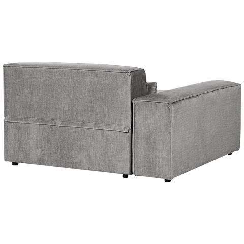 Chaise Longue Versione Destra Hellnar Tessuto Grigio - Foto 6