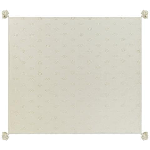 Copriletto Ciniglia Beige 200 X 220 Cm Kazy - Foto 2