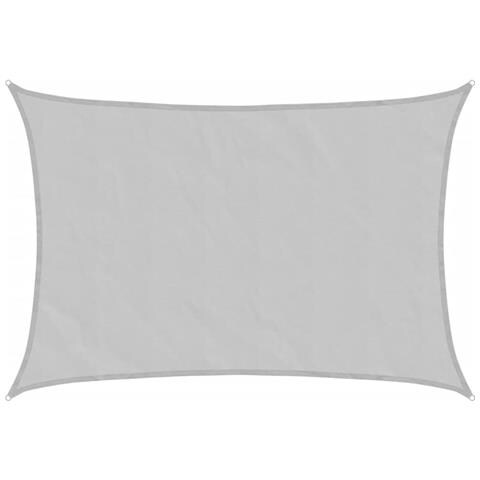 Vela Parasole Grigio Chiaro 5x3,5 M 100% Poliestere Oxford - Foto 2