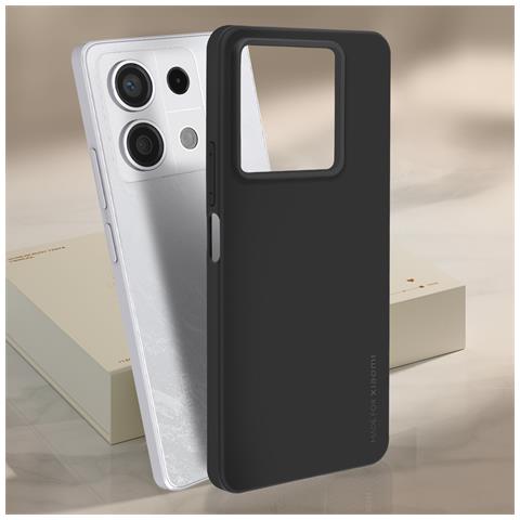 Cover Per Xiaomi Redmi Note 13 5g Silicone Opaco Soft-touch, Nero - Foto 2