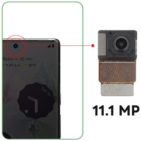 Fotocamera Frontale Per Google Pixel 6 Pro Sensore Selfie 11,1mp - Foto 2