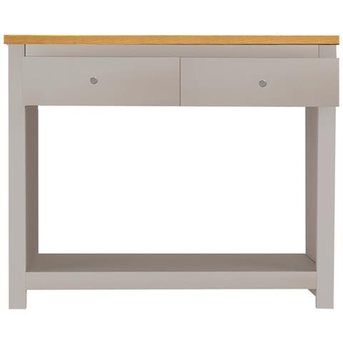 Emerald Consolle Con 2 Cassetti In Mdf Rovere E Panna - Foto 2