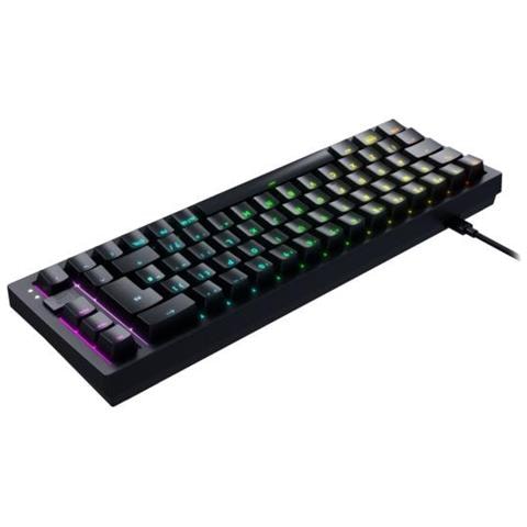 K5v2 Compact Tastiera Giocare Usb Qwertz Tedesco Nero - Foto 2