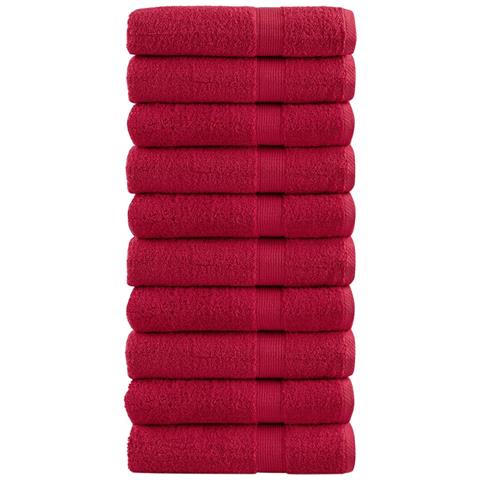 Asciugamani da Bagno SOLUND 10 pz Verdi 100x150cm 600 g /m² - Foto 1