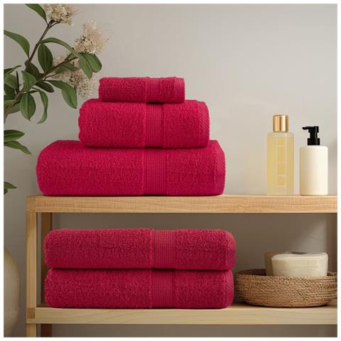 Asciugamani da Bagno SOLUND 10 pz Verdi 100x150cm 600 g /m² - Foto 3