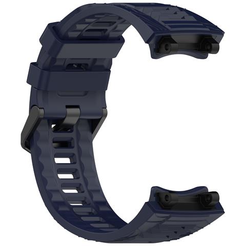 Cinturino In Silicone Per Orologio Amazfit T-rex 3 Nero Blue - Foto 4