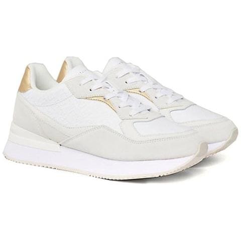 Luxgram Leisure Trainers Sneakers Pelle Scarpe Donna Bianco Eu 37, Fw0fw07816 Ybs - Foto 1