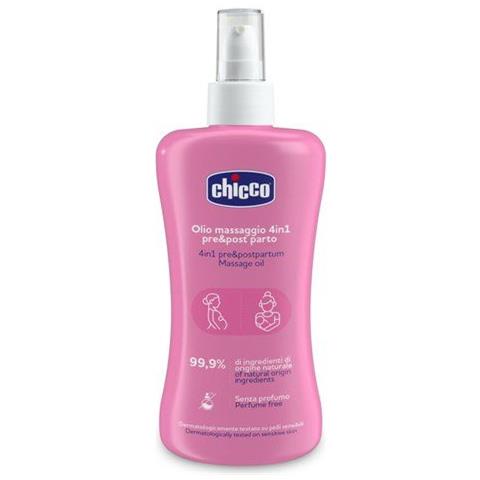 Olio Corpo Chicco 00002256500000 Massaggio Pre E Post Parto 4 In 1 - Foto 1