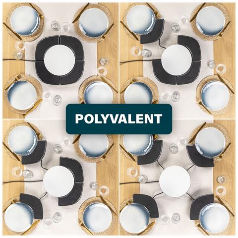 Grill da Tavolo 103070 Dinner4all con Piastre 300 x 100 mm Potenza 1000 W Colore Nero - Foto 6