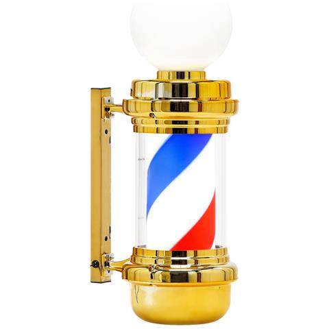 Palo Da Soffitto Da Barbiere, Insegna, Lampada, Oro, 68 Cm - Foto 2