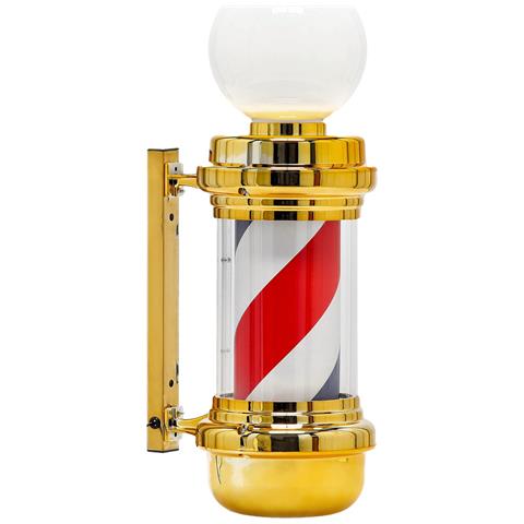 Palo Da Soffitto Da Barbiere, Insegna, Lampada, Oro, 68 Cm - Foto 4