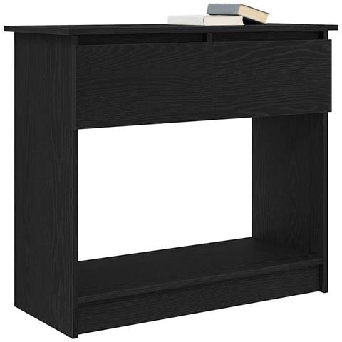 Tavolo Consolle con Cassetti Nero 85,5x38,5x74,5 cm - Foto 9