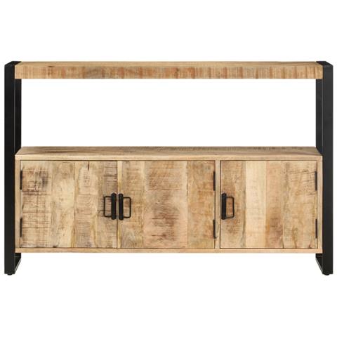 Lusso Casadino -  Armadietto 120x30x75 Cm In Legno Massello Di Mango - Foto 1