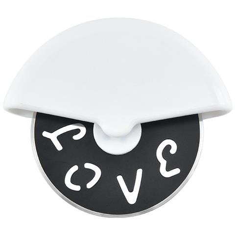 Tagliapizza Rotondo A Rullo In Acciaio Inossidabile White - Foto 1