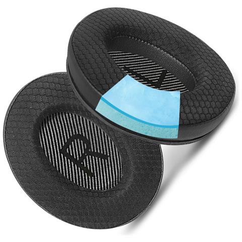 Cuscinetti Auricolari Rrescanti In Rete Da Calcio Per Cuffie Bose Ae2/qc15/qc25 Black - Foto 2