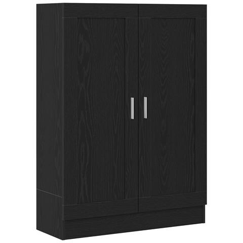 Libreria Nera in Rovere 82,5x30,5x115 cm in Legno Ingegnerizzato - Foto 1