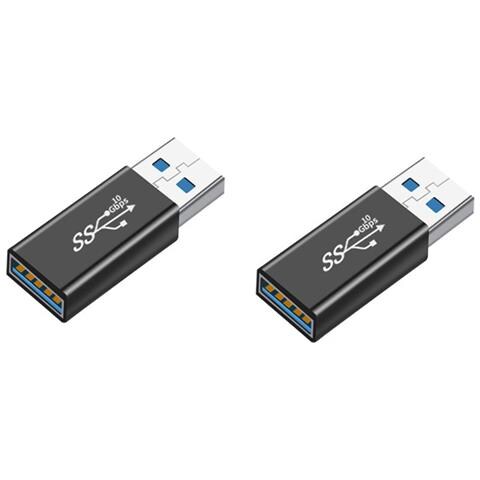 Adattatore Usb Femmina A Usb Maschio 3.1 Dritto (confezione Da 2) - Foto 1