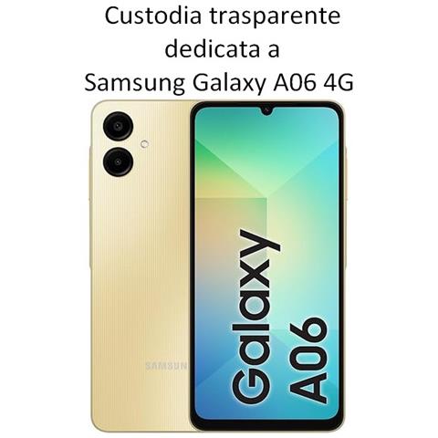 Ultra Slim Custodia Tpu Silicone 0,3mm Cover Case Per Samsung Galaxy A06 4g Trasparente - Foto 2