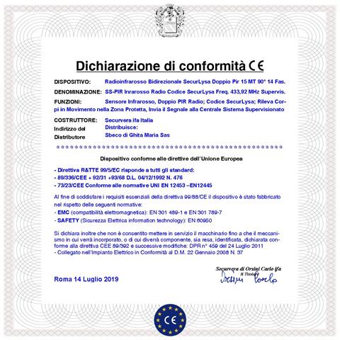 Sensore Di Movimento Estranei Tre Pezzi Infrarosso Via Radio 433,92 Mhz Anti-jamming Portata 15 Metri Grandangolo Walk - Foto 4