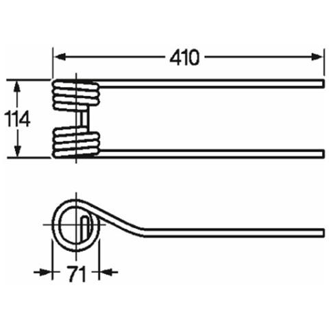 Dente Girello Adattabile Galfrè Filo 10 Confezione Da 5 Pezzi - Foto 1
