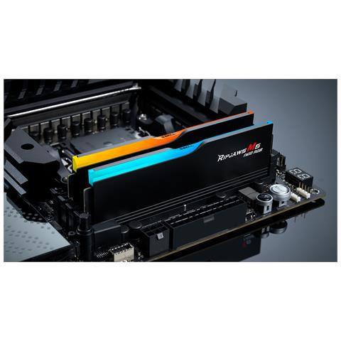 Memoria Ripjaws M5 RGB 64 GB (2x32 GB) DDR5 6000 MHz CL36 Non-ECC Formato DIMM 288-pin Colore Bianco con RGB - Foto 6