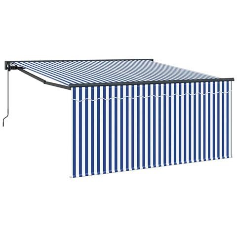 Tenda Retrattile Blu e antracite 350 x 250 cm - Foto 1