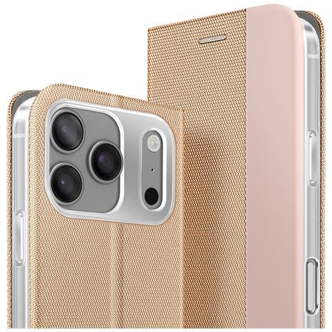 Custodia Per Iphone 17 Pro Serie Sensitive Con Funzione Supporto In Tessuto - Foto 5