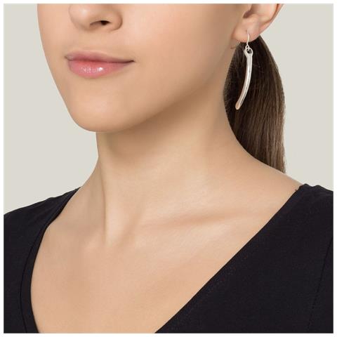 Orecchino In Argento Con Gancio Lungo Bent - Foto 2